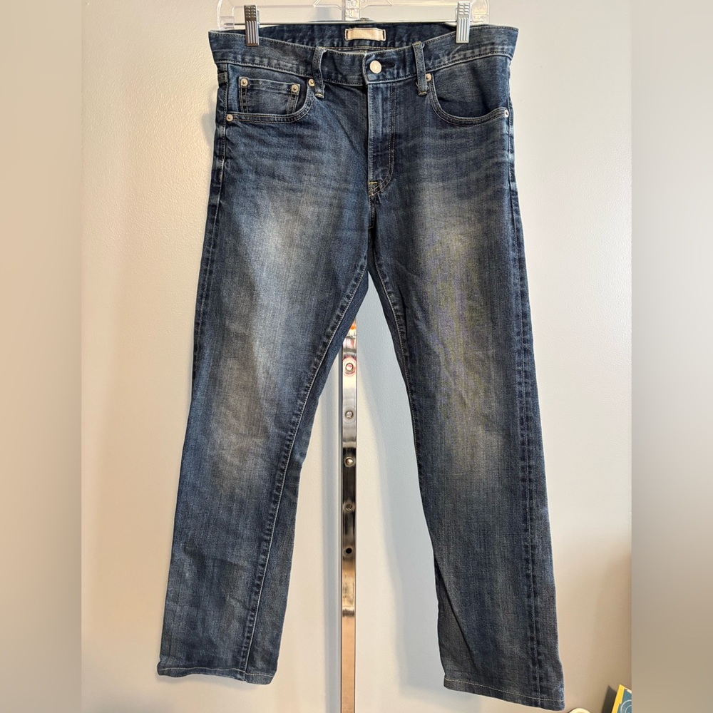 Uniqlo denim jeans size 12 straight leg blue